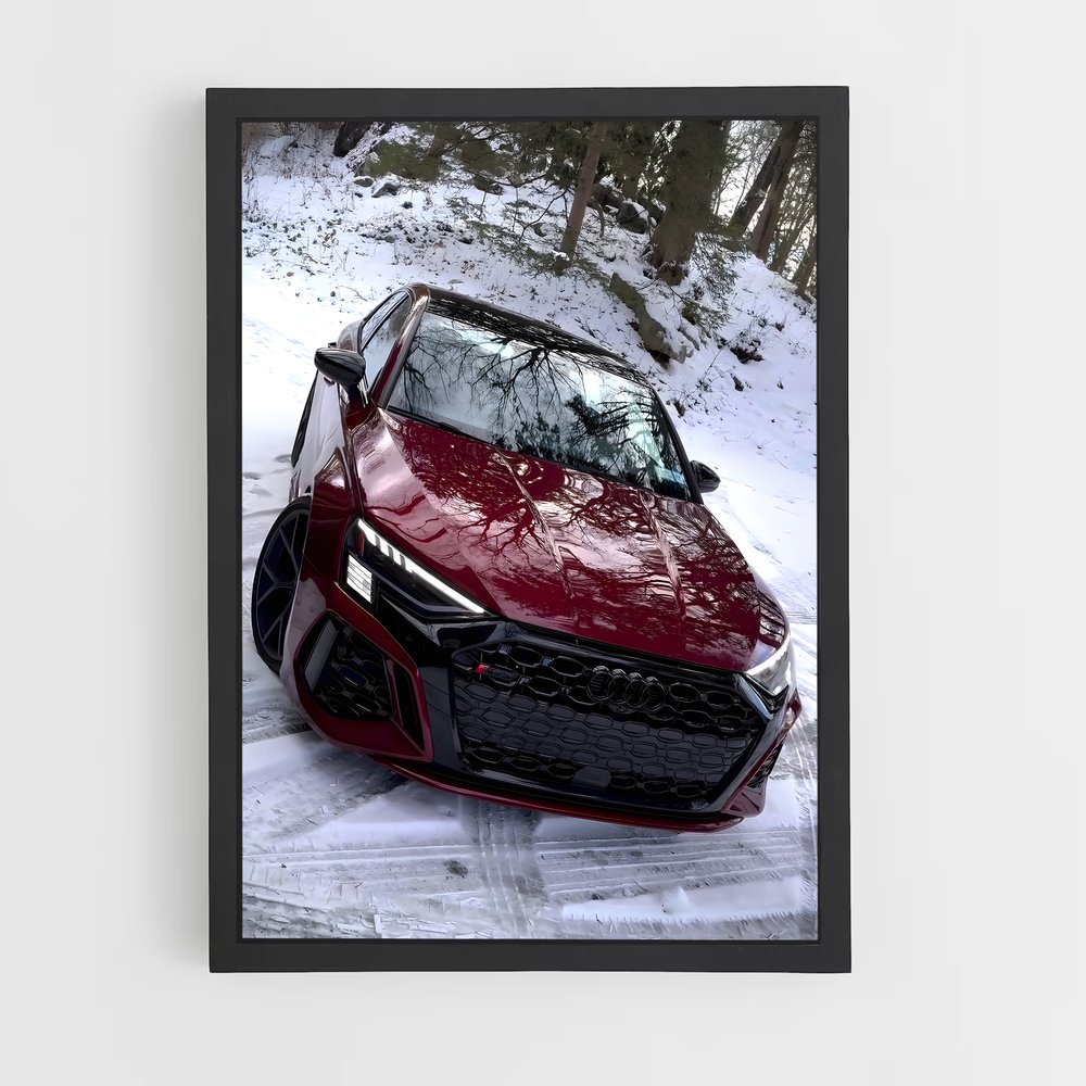 Poster Neige et Civic – affiche Audi (vue 2)